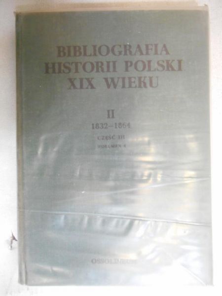 Bibliografia Historii Polski XIX wieku