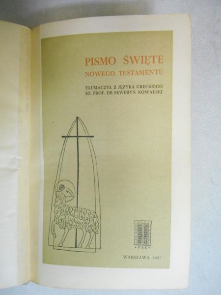 Pismo Święte Nowego Testamentu