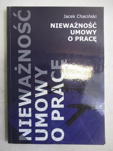 Nieważność umowy o pracę