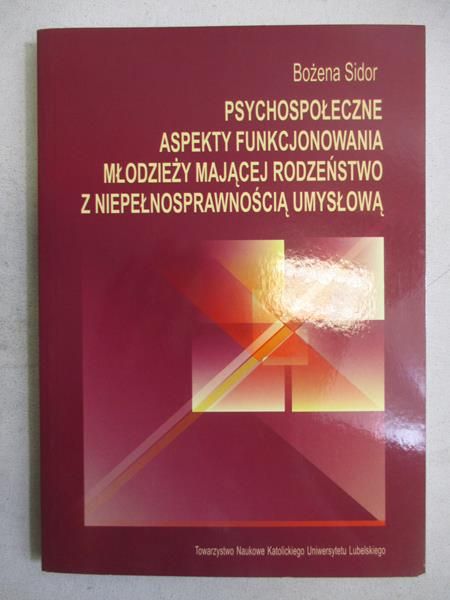 - cej rodzeństwo z niepełnosprawnoscią umysłową