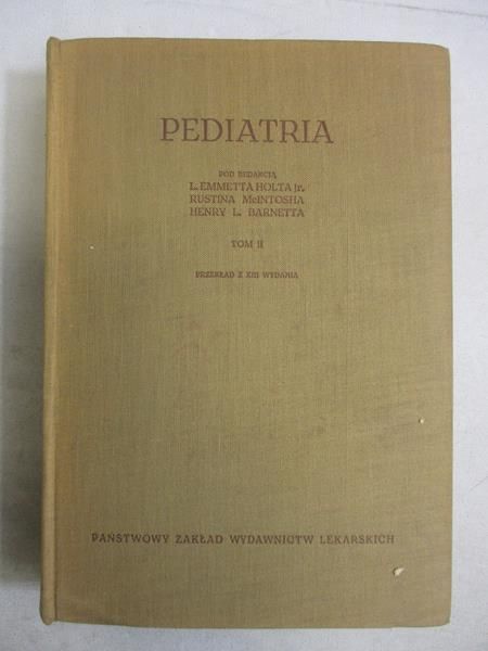 Holt L. Emmet Jr - Pediatria