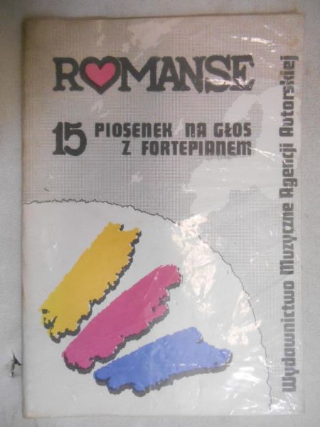 Romanse. 15 piosenek na głos z fortepianem