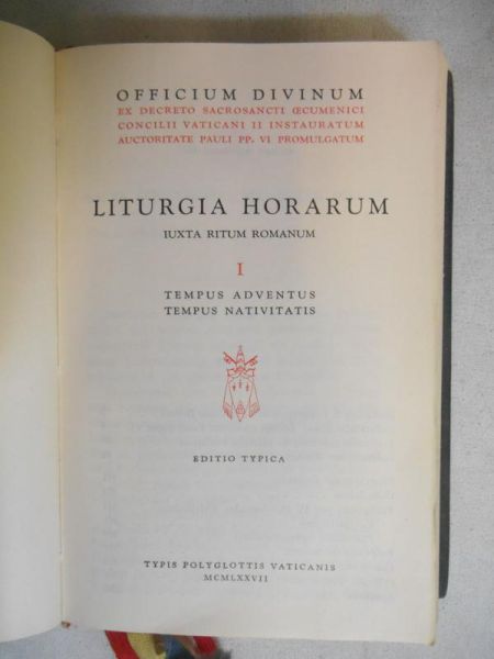 Liturgia horarum, t. 1