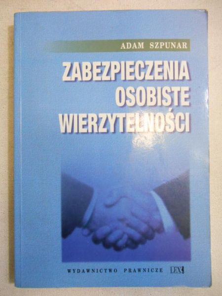 Zabezpieczenia osobiste wierzytelności