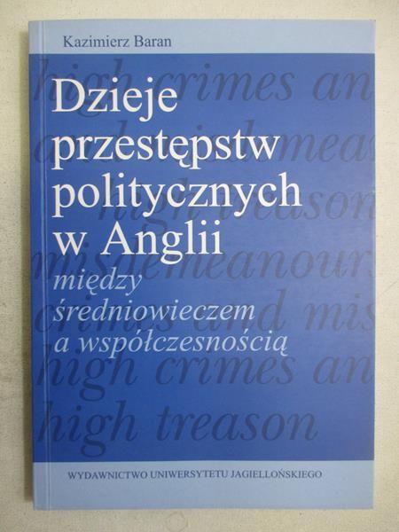 Dzieje przestępstwa politycznych w Anglii