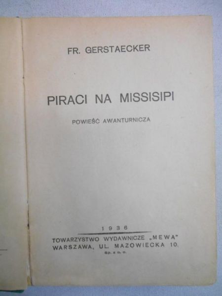 Piraci na Missisipi, 1936 r.