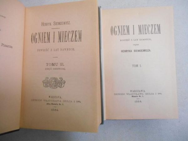 Ogniem i mieczem, tom I-II