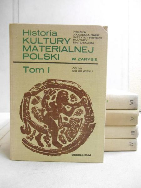 Historia kultury materialnej Polski w zarysie, Tom I - V I(bez II tomu)