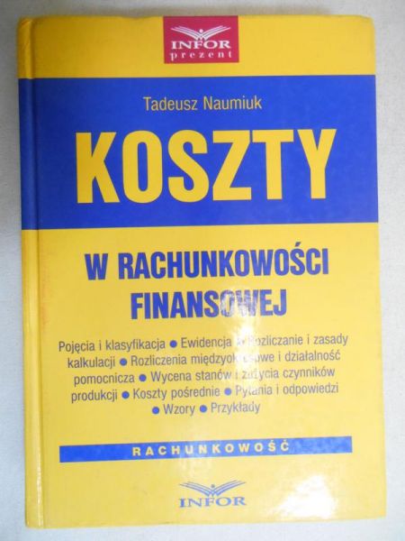 Koszty w rachunkowości finansowej