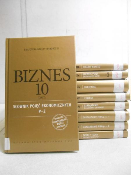 Biznes. Biblioteka Gazety Wyborczej, PWN 9 tomów