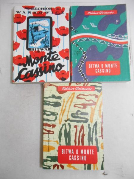 Bitwa o Monte Cassino, t. 1-3, reprint z 1946 r.