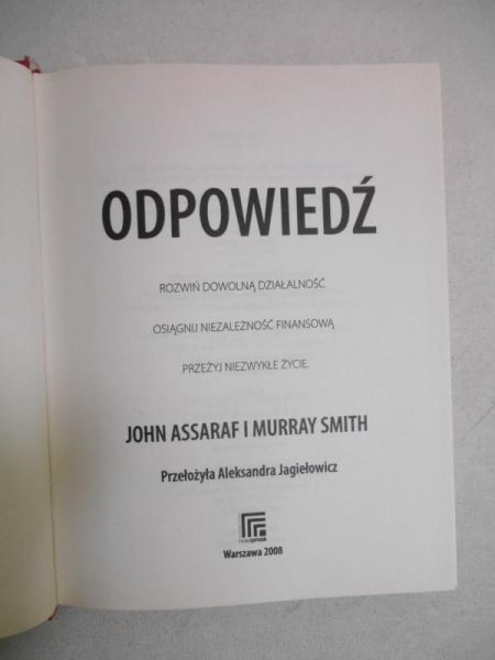 Assaraf John - Odpowiedź