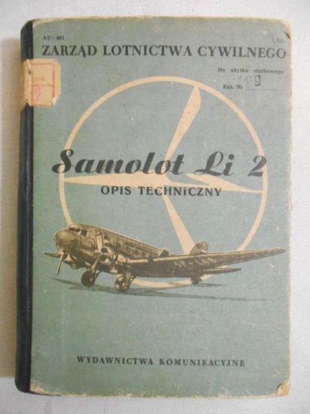 Samolot Li-2 opis techniczny