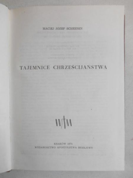 Tajemnice Chrześcijaństwa