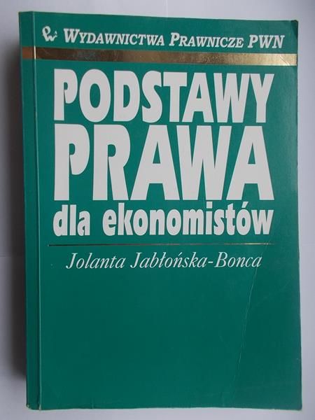 Podstawy prawa dla ekonomistów
