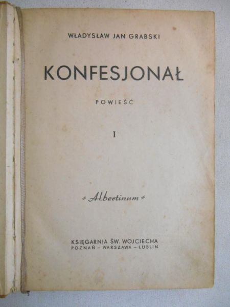 Konfesjonał, 1945r.
