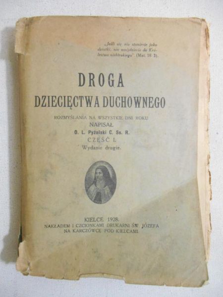 Droga dziecięctwa duchownego, cz. I, 1928 r.
