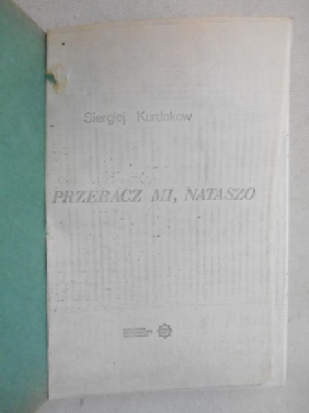 Przebacz mi Nataszo