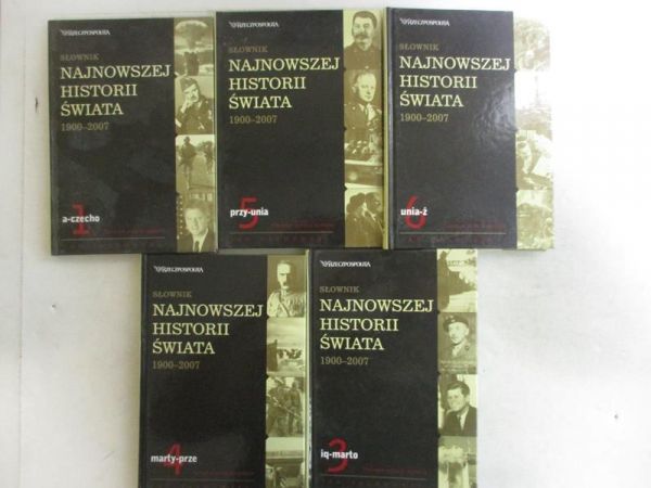 Palmowski Jan - Słownik Najnowszej Historii Świata zestaw pięciu książek
