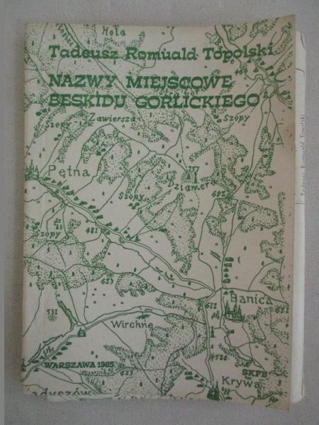 Nazwy miejscowe Beskidu Gorlickiego
