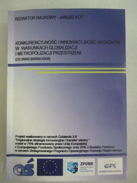 Konkurencyjnośći innowacyjność regionoww warunkach globalizacji