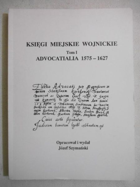 Księgi miejskie wojnickie, t. I