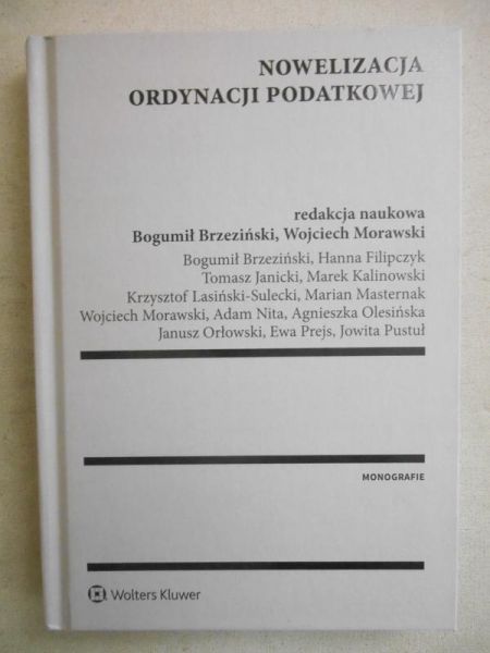 Nowelizacja ordynacji podatkowej