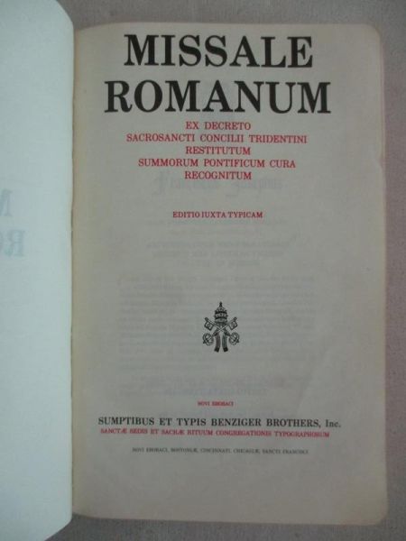Missale Romanum