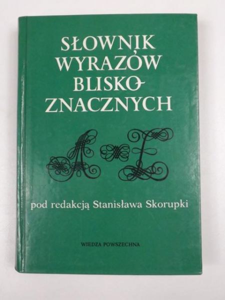 Słownik wyrazów bliskoznacznych