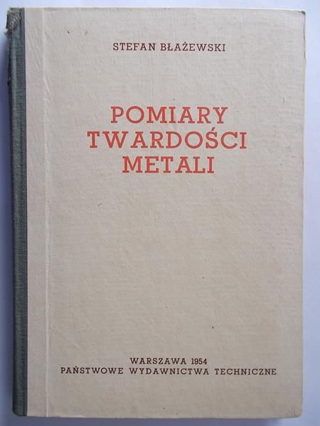 Pomiary twardości metali