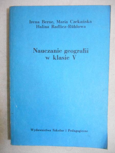 Nauczanie geografii w klasie V