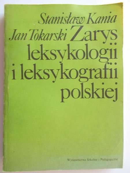 Zarys leksykologii i leksykografii polskiej