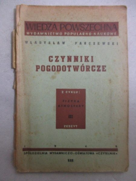 Czynniki pogodotwórcze, 1949 r.