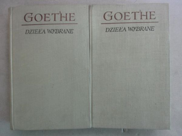 Goethe J. W. - Dzieła wybrane, t. 3-4