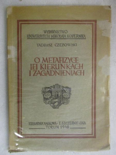 O metafizyce, jej kierunkach i zagadnieniach