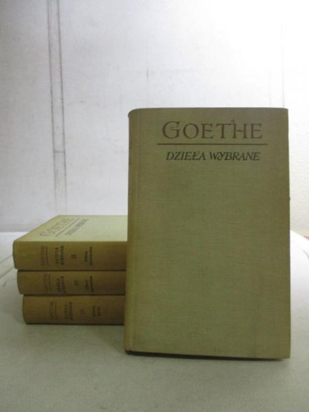 Goethe - Dzieła wybrane/Utwory poetyckie/Utwory dramatyczne/Utwory prozą