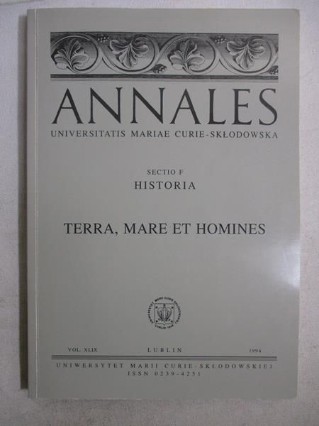 Seidler Grzegorz - Annales Universitatis Marie Curie-Skłodowska