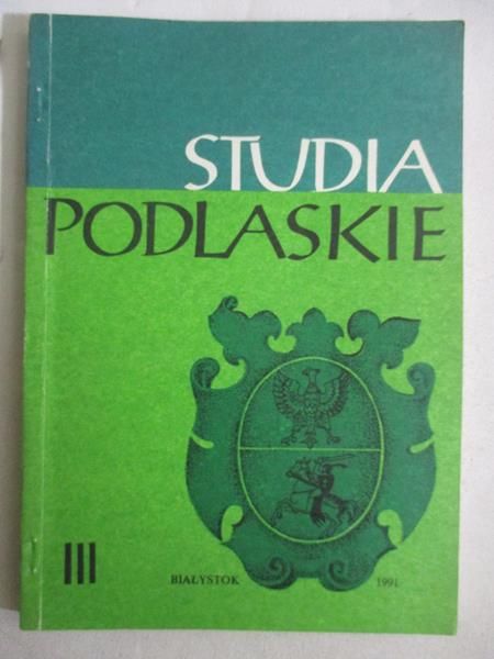 Gnatowski Michał - Studia Podlaskie