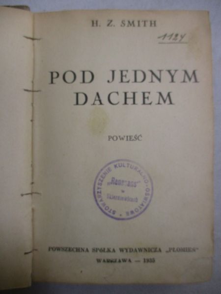 Pod jednym dachem, 1935 r.
