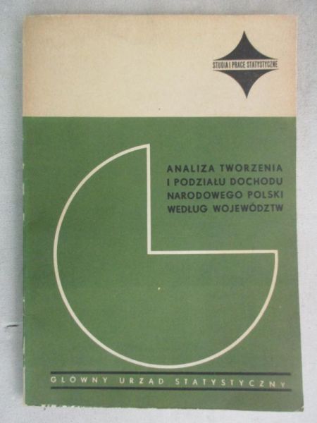 Analiza tworzenia i podziału dochodu narodowego Polski według województw