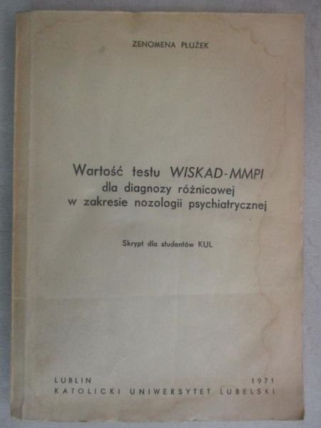 Wartość testu WISKAD-MMPI