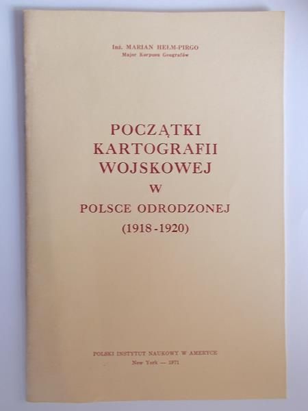 Początki kartografii wojskowej w Polsce odrodzonej (1918-1920)