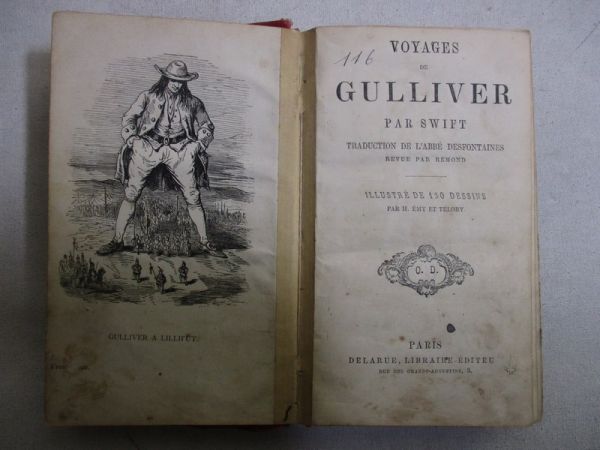 Swift Jonathan - Voyages de Gulliver, 1860 r.