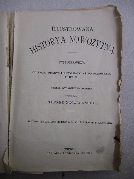 Illustrowana historya nowożytna, ok. 1900 r.