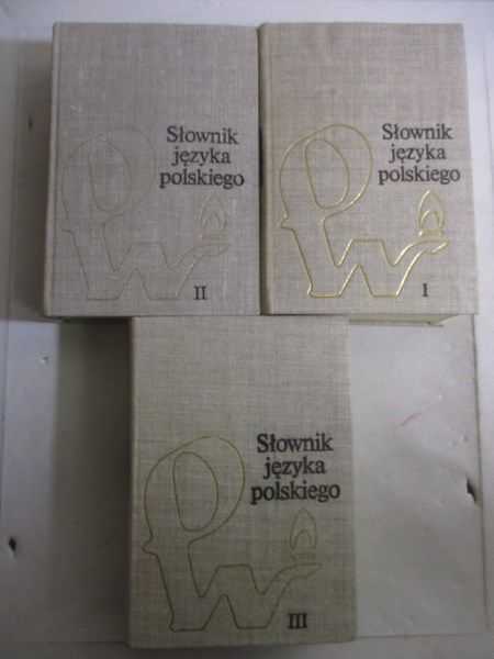 Słownik języka polskiego, Tom I-III