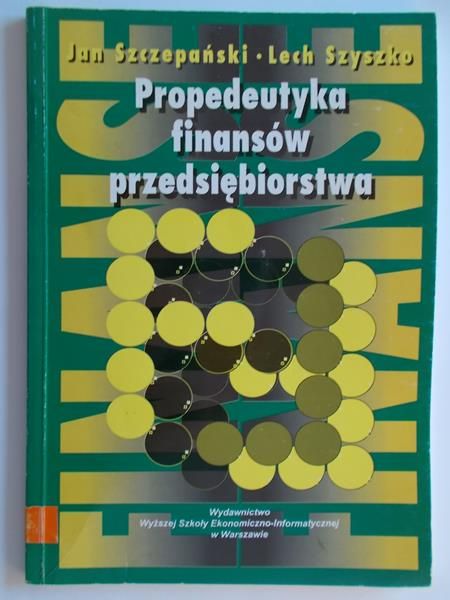 Propedeutyka finansów przedsiębiorstwa