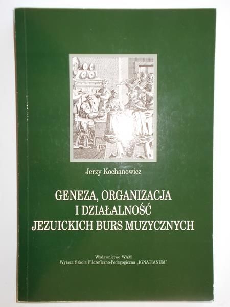 Geneza, organizacja i działalność Jezuickich burs muzycznych