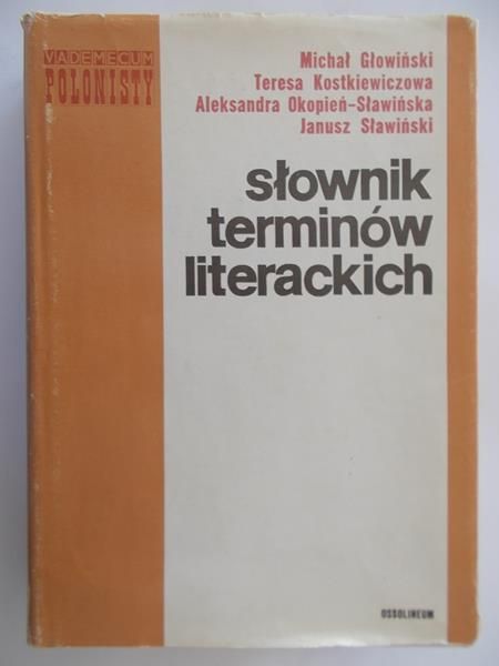 Głowiński Michał - Słownik terminów literackich