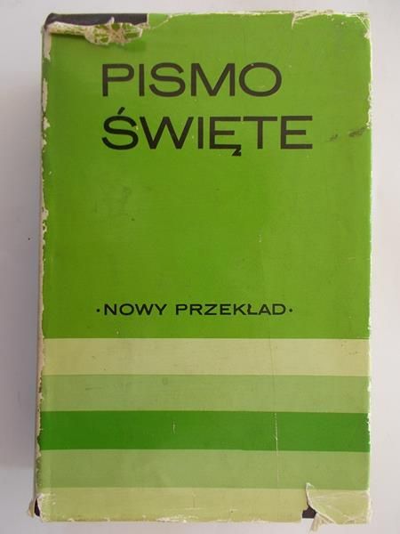 Pismo Święte. Biblia to jest Pismo Święte Starego i Nowego Testamentu.