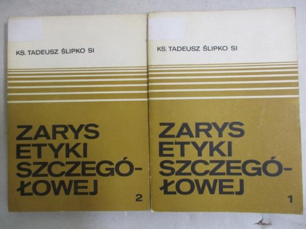 Zarys etyki szczegółowej T. I-II